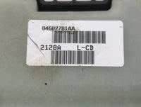 2007-2010 Chrysler Sebring Master Power Window Switch Replacement Driver Side Left P/N:04602781AA Fits OEM Used Auto Parts -