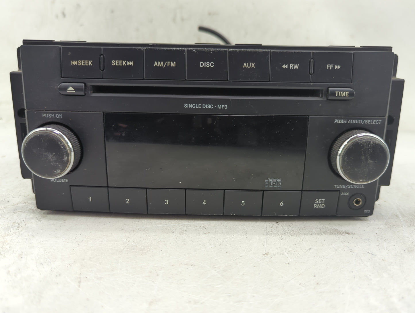 2009 Chrysler Town and Country Radio AM FM Cd Player Receiver Replacement P/N:P68021157AD Fits Fits 2008 2010 2011 OEM Used 