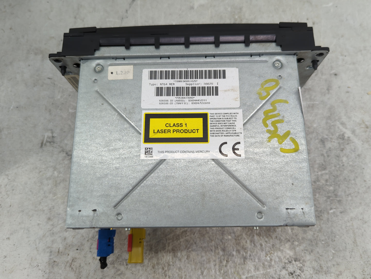 2009 Chrysler Town and Country Radio AM FM Cd Player Receiver Replacement P/N:P05064739AD T00BE049951079, NTG4 RER Fits Fits