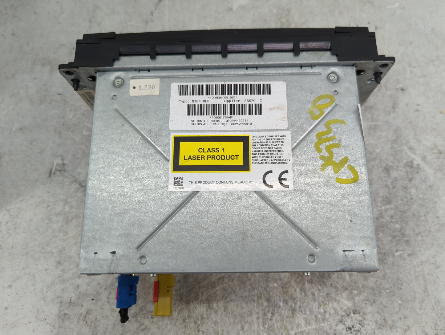 2009 Chrysler Town and Country Radio AM FM Cd Player Receiver Replacement P/N:P05064739AD T00BE049951079, NTG4 RER Fits Fits