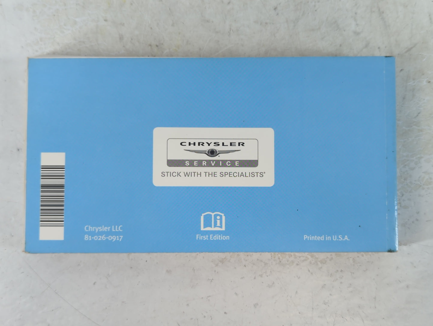 2009 Chrysler Town & Country Owners Manual Book Guide P/N:81-026-0917 OEM Used Auto Parts - Oemusedautoparts1.com