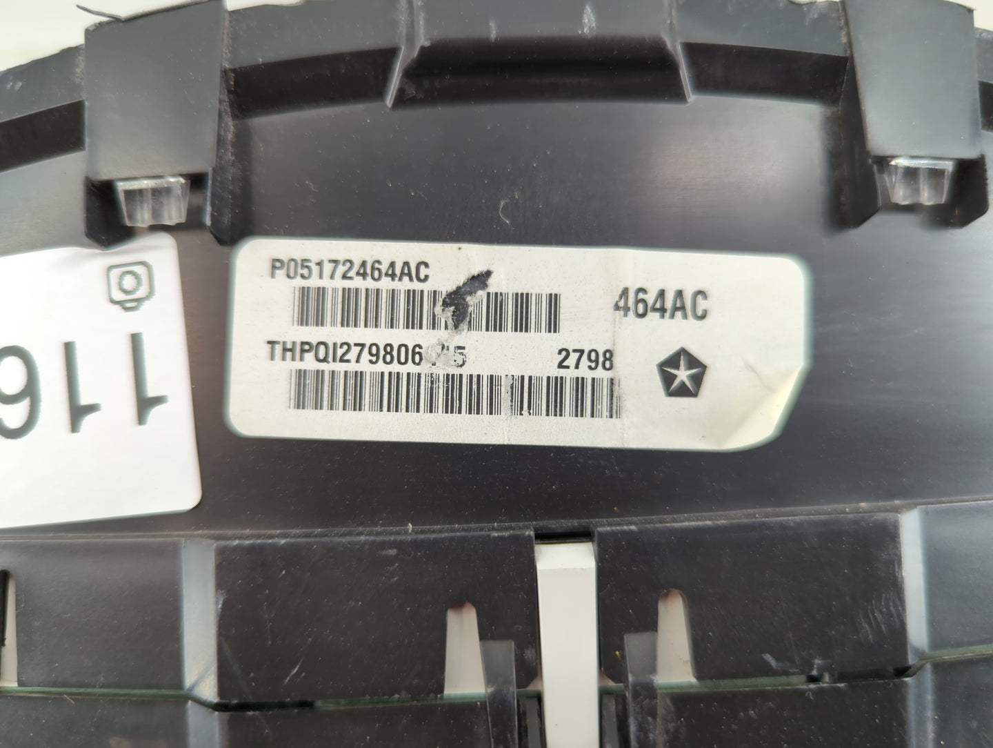 2009 Chrysler Town & Country Instrument Cluster Speedometer Gauges P/N:P05172464AC Fits OEM Used Auto Parts - Oemusedautopar