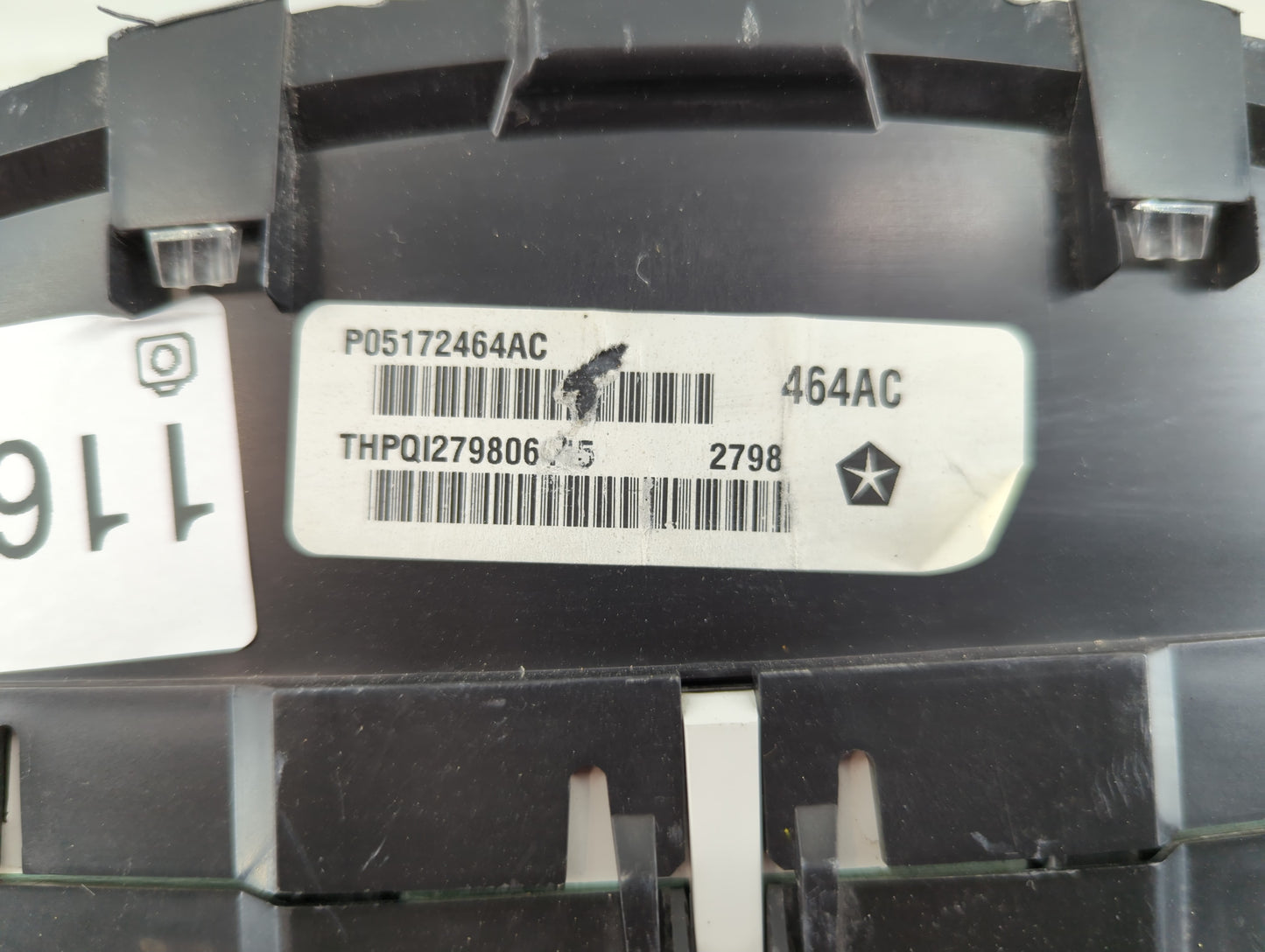 2009 Chrysler Town & Country Instrument Cluster Speedometer Gauges P/N:P05172464AC Fits OEM Used Auto Parts - Oemusedautopar