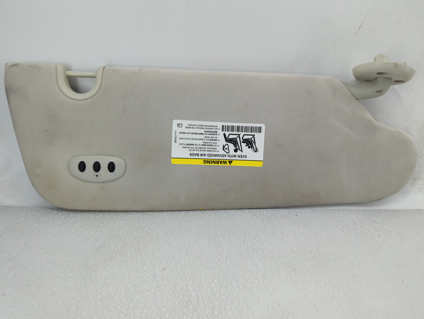 2008-2010 Chrysler Town & Country Sun Visor Shade Replacement Passenger Right Mirror Fits Fits 2008 2009 2010 OEM Used Auto 