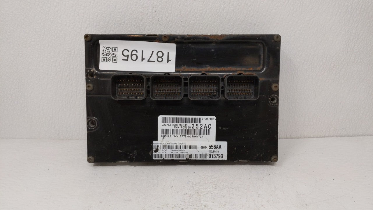 2008-2009 Chrysler Town & Country PCM Engine Control Computer ECU ECM PCU OEM P/N:P05150252AC P68025819AD Fits Fits 2008 200