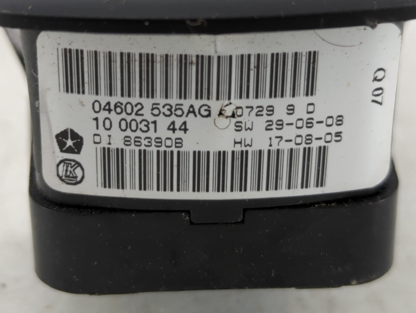 2008-2011 Chrysler Town & Country Master Power Window Switch Replacement Driver Side Left P/N:04602 535AG Fits OEM Used Auto