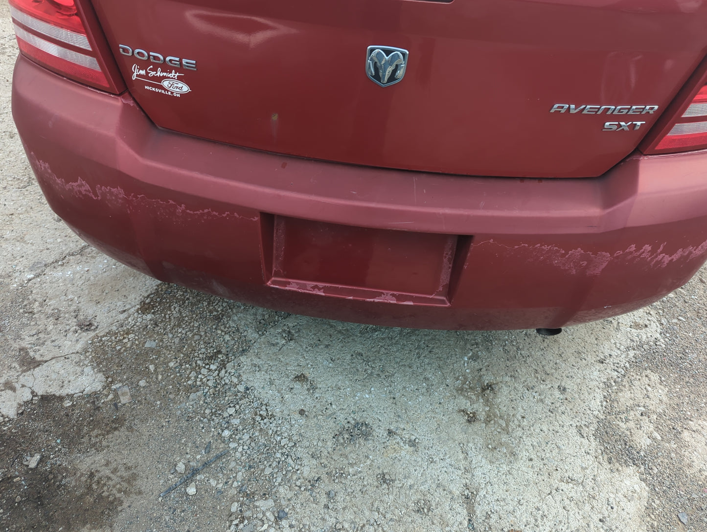 2008-2010 Dodge Avenger Rear Bumper Assembly Oem - Oemusedautoparts1.com