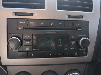 compare product 2009-2010 Dodge Avenger Radio AM FM Cd Player Receiver Replacement Fits Fits 2008 2009 2010 OEM Used Auto Parts