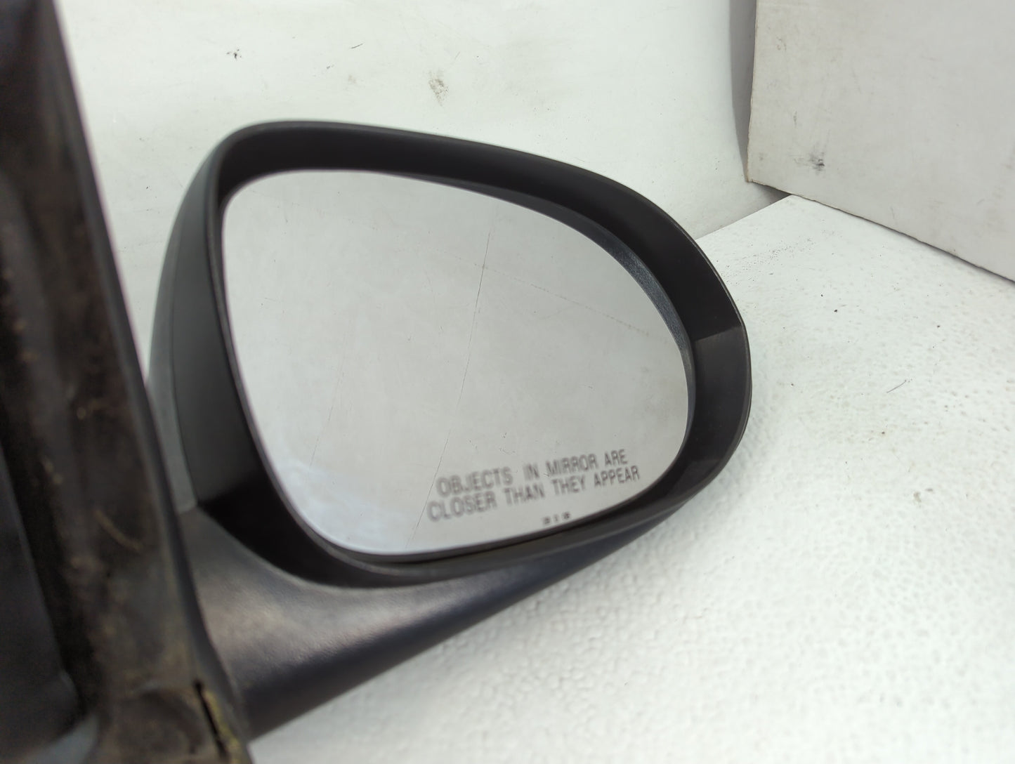 2009 Dodge Caliber Passenger Right Side View Manual Door Mirror Black - Oemusedautoparts1.com