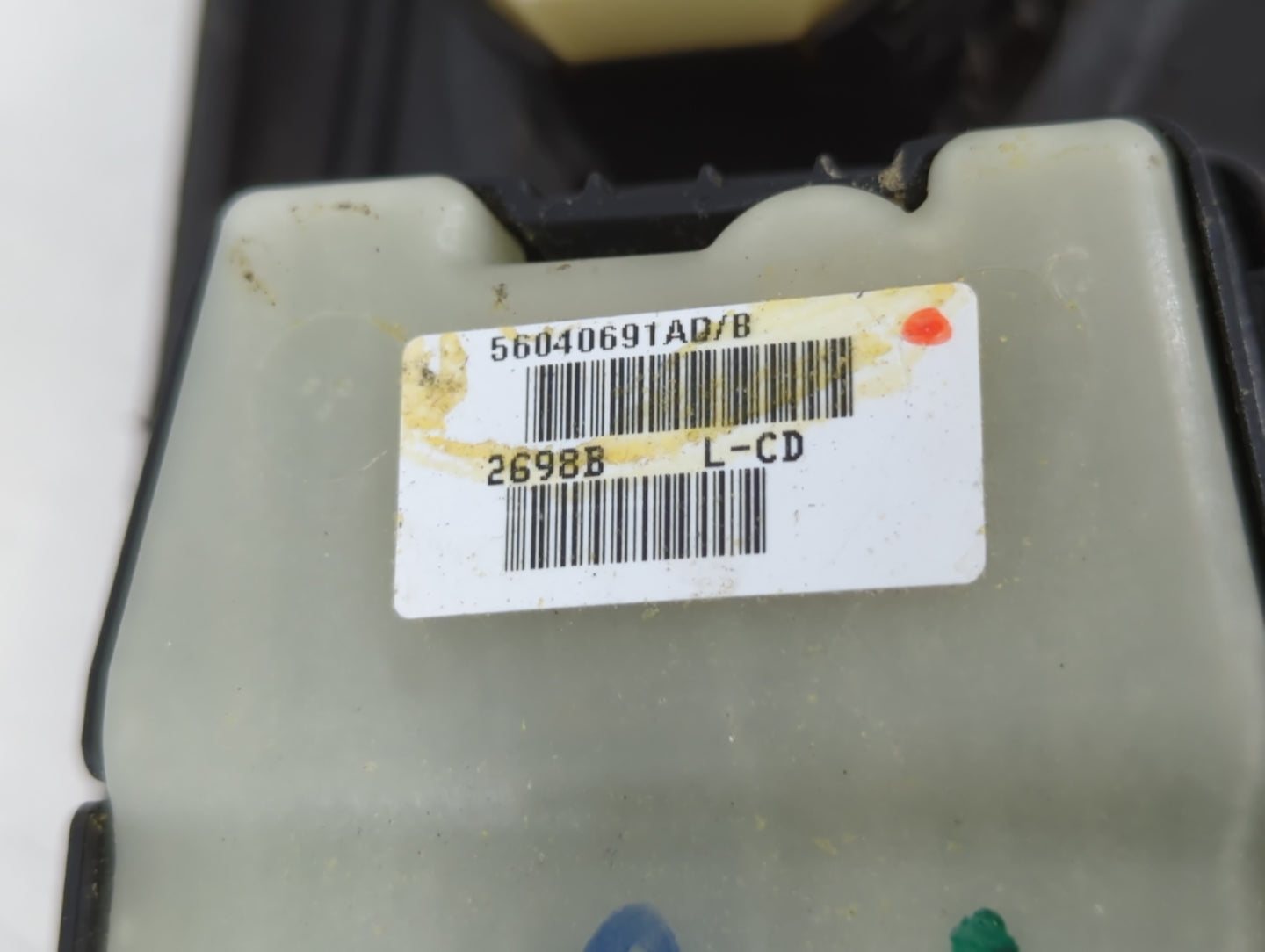 2007-2010 Dodge Caliber Master Power Window Switch Replacement Driver Side Left P/N:56040691AD Fits Fits 2007 2008 2009 2010