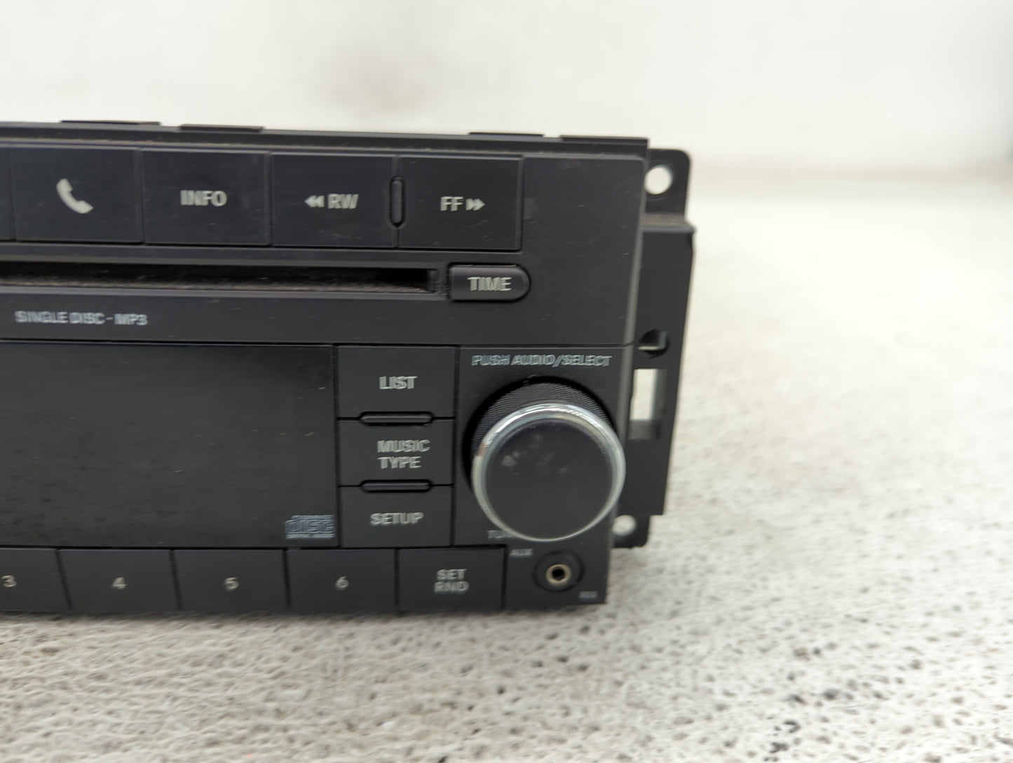 2010 Dodge Caliber Radio AM FM Cd Player Receiver Replacement P/N:P05091115AC P68021161AD Fits OEM Used Auto Parts - Oemused