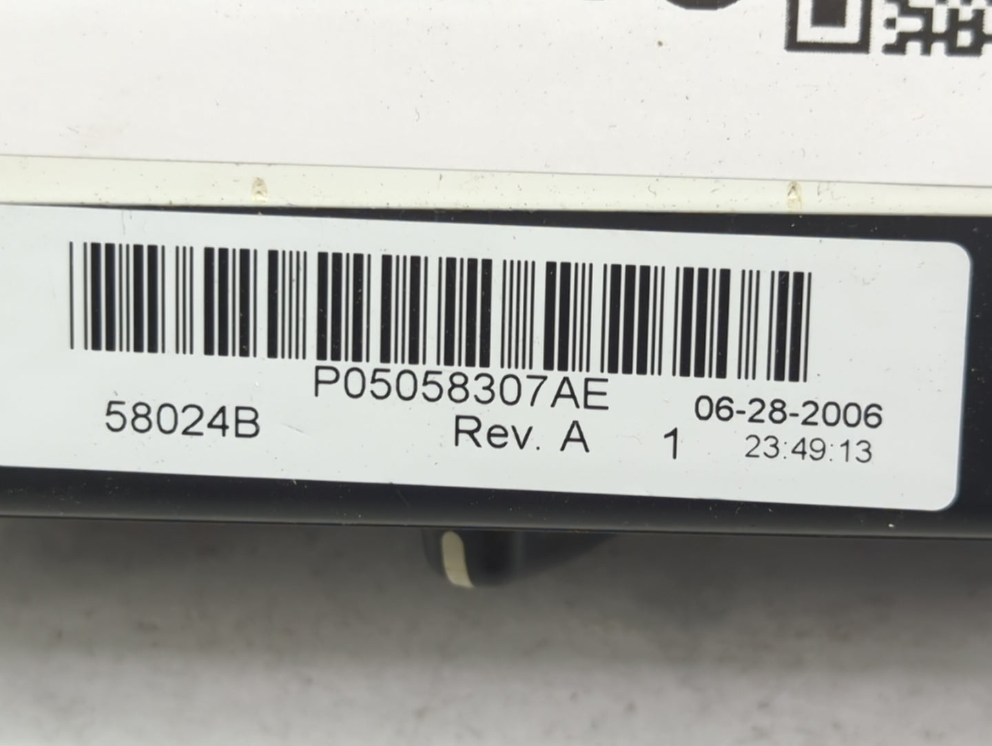 2007-2009 Dodge Caliber Climate Control Module Temperature AC/Heater Replacement P/N:P05058307AE 58024B Fits Fits 2007 2008 