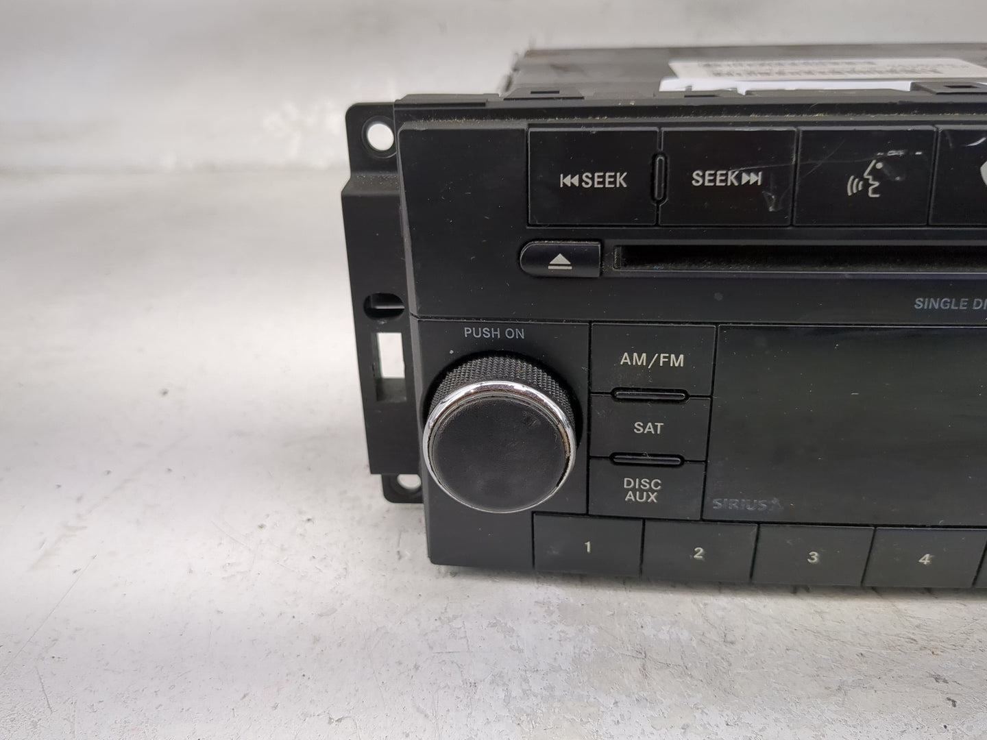 2008-2009 Dodge Caliber Radio AM FM Cd Player Receiver Replacement P/N:P68021161AC Fits Fits 2008 2009 2010 OEM Used Auto Pa