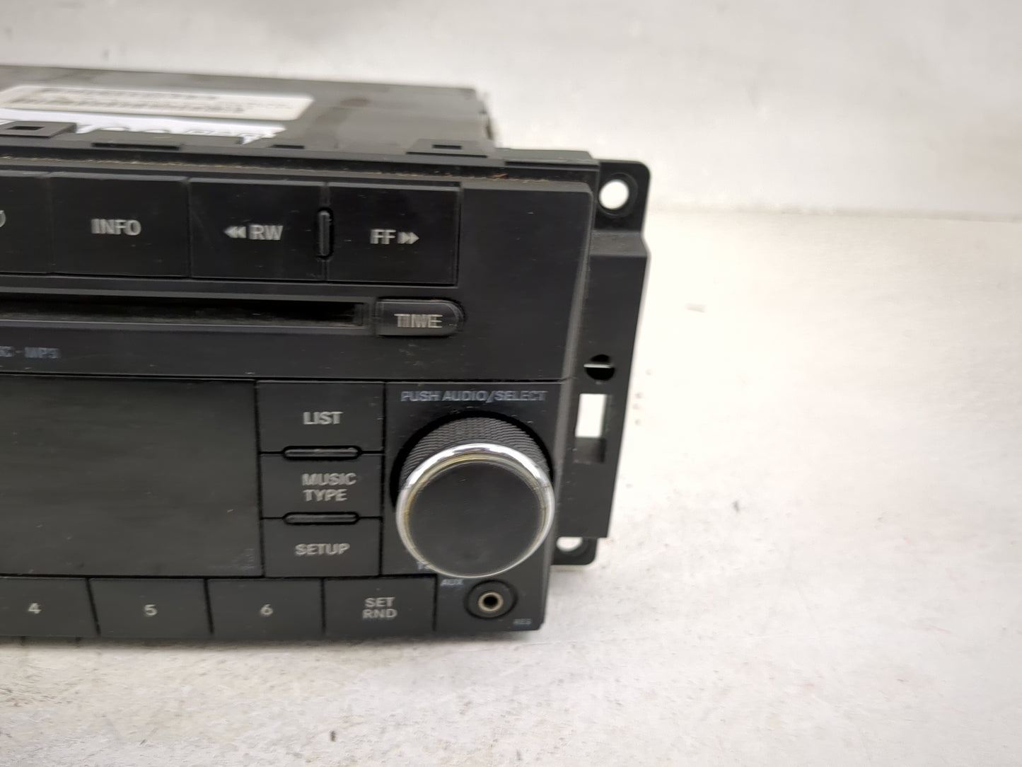 2008-2009 Dodge Caliber Radio AM FM Cd Player Receiver Replacement P/N:P68021161AC Fits Fits 2008 2009 2010 OEM Used Auto Pa