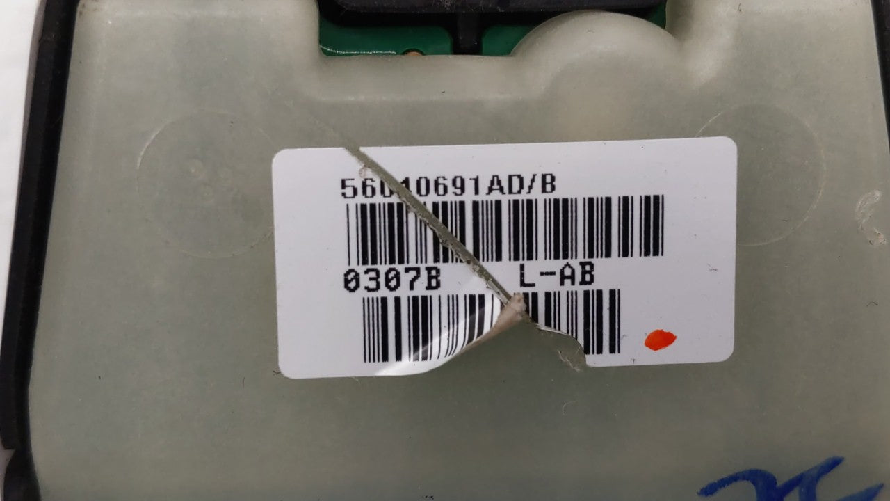 2007-2010 Dodge Caliber Master Power Window Switch Replacement Driver Side Left P/N:56040691AD/B Fits Fits 2007 2008 2009 20