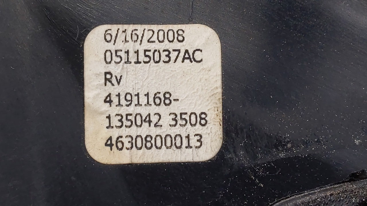 2007-2012 Dodge Caliber Side Mirror Replacement Driver Left View Door Mirror P/N:05115037AC Fits OEM Used Auto Parts - Oemus