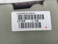 2009 Dodge Caliber Master Power Window Switch Replacement Driver Side Left P/N:56040691AB 56040691AD Fits OEM Used Auto Part