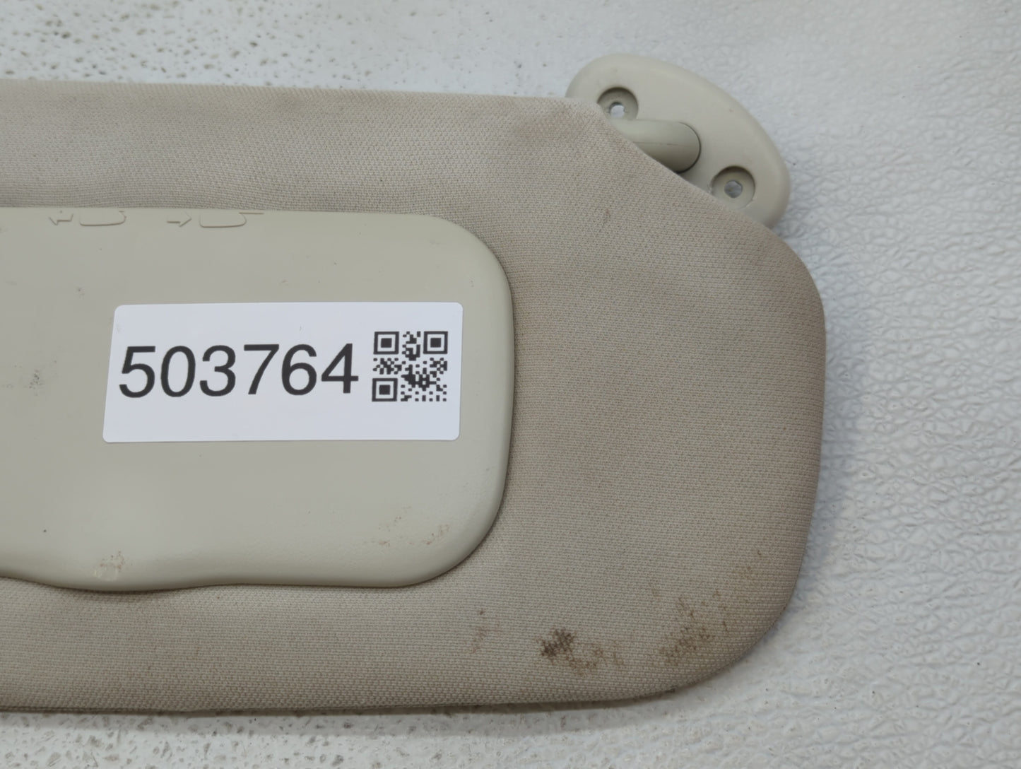 2009-2012 Dodge Caliber Sun Visor Shade Replacement Passenger Right Mirror Fits Fits 2009 2010 2011 2012 OEM Used Auto Parts