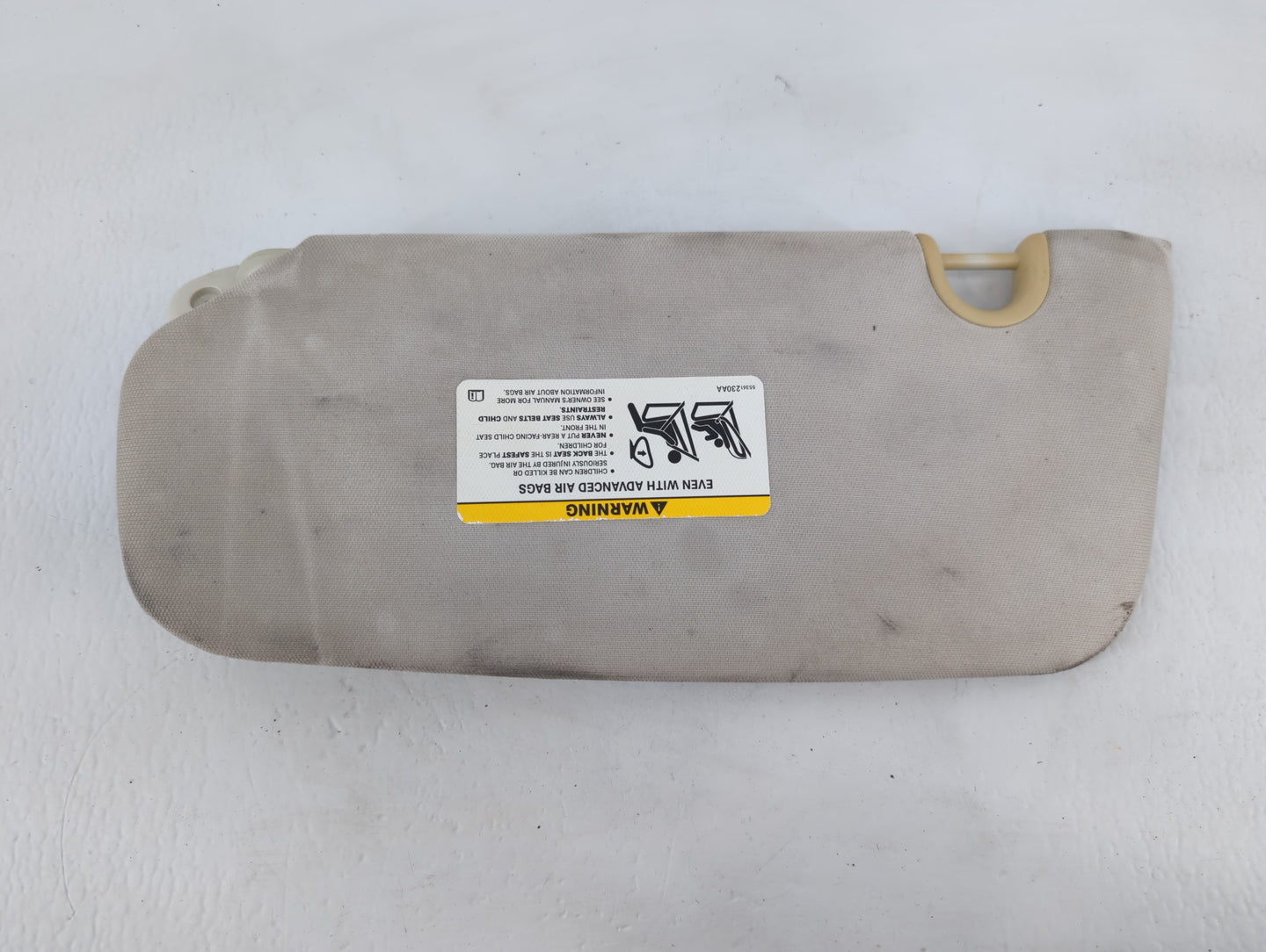 2009-2012 Dodge Caliber Sun Visor Shade Replacement Passenger Right Mirror Fits Fits 2009 2010 2011 2012 OEM Used Auto Parts