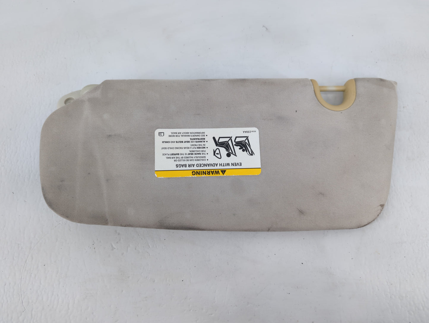 2009-2012 Dodge Caliber Sun Visor Shade Replacement Passenger Right Mirror Fits Fits 2009 2010 2011 2012 OEM Used Auto Parts