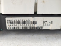 2009 Dodge Caliber Instrument Cluster Speedometer Gauges P/N:P05172671AB Fits OEM Used Auto Parts - Oemusedautoparts1.com