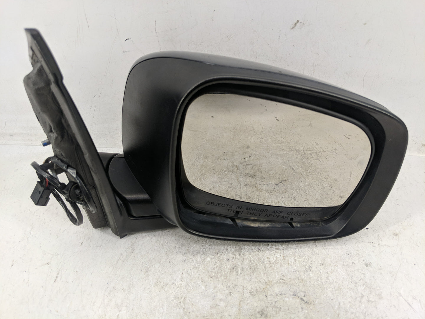 Dodge Caravan Passenger Right Side View Manual Door Mirror Navy Blue - Oemusedautoparts1.com