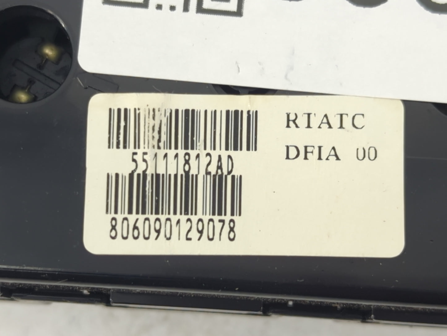 2009 Dodge Caravan Climate Control Module Temperature AC/Heater Replacement P/N:55111812AD Fits Fits 2008 2010 2011 OEM Used