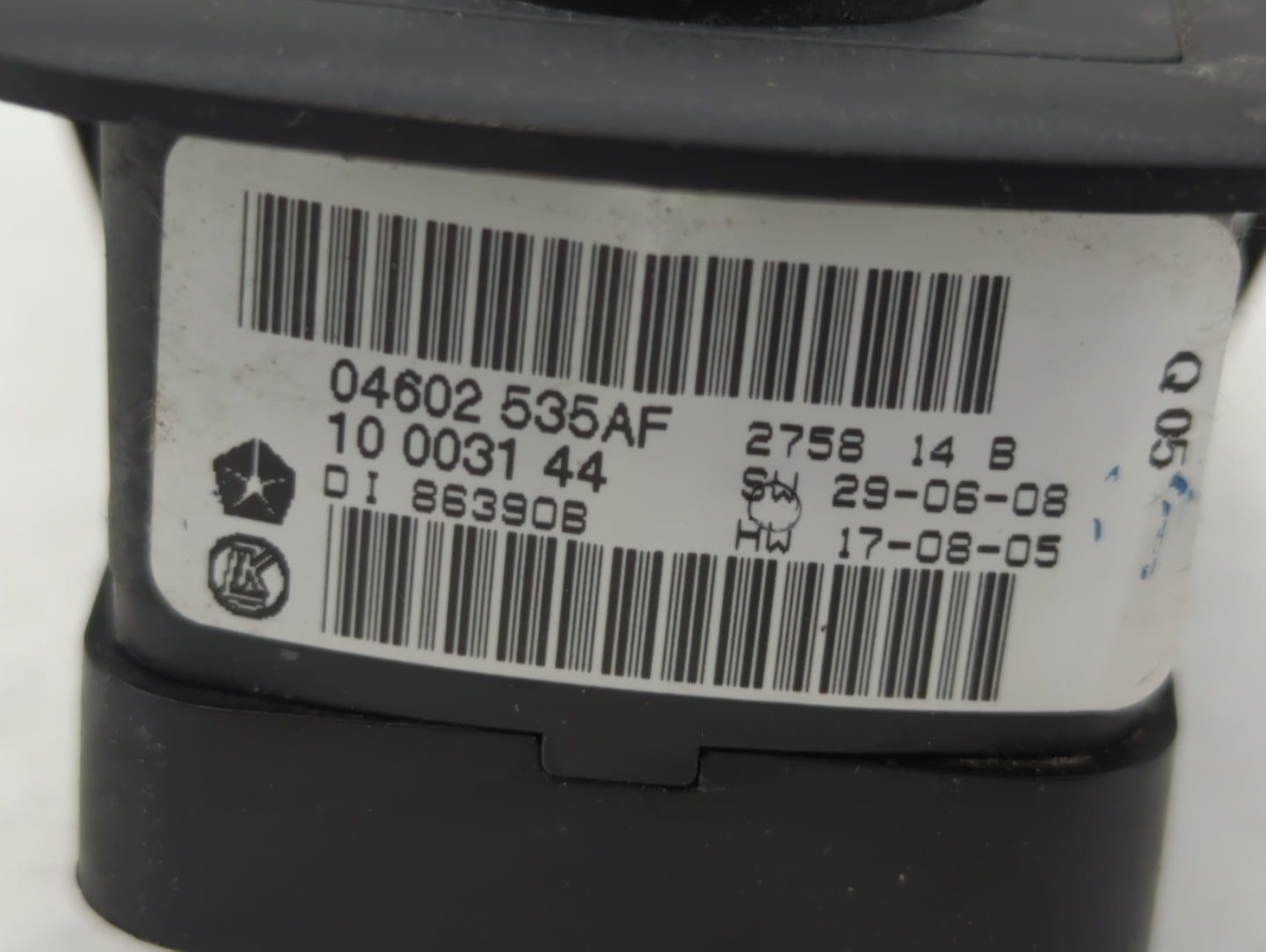 2009 Dodge Caravan Master Power Window Switch Replacement Driver Side Left P/N:04602535AF Fits Fits 2008 2010 2011 OEM Used 