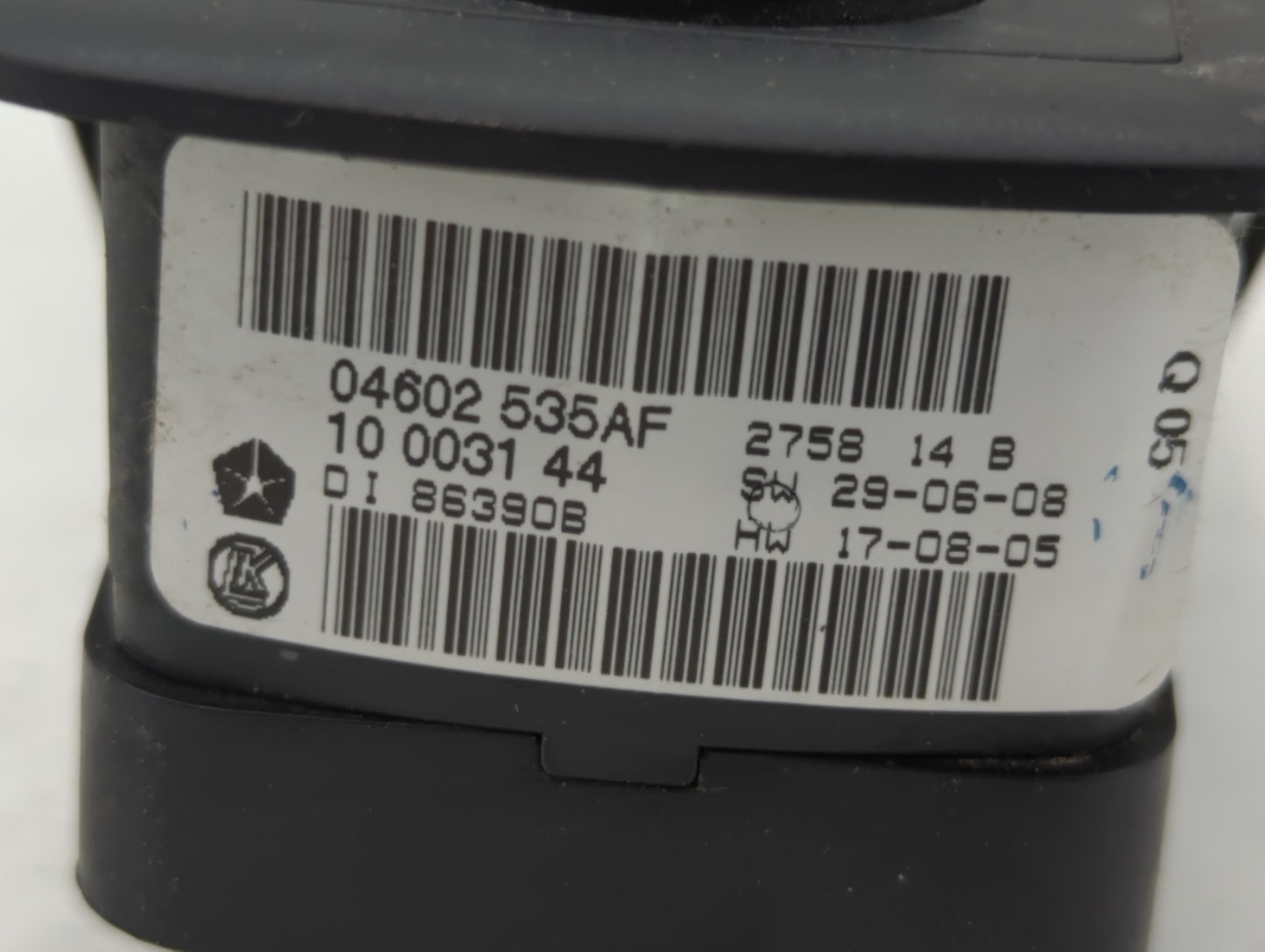 2009 Dodge Caravan Master Power Window Switch Replacement Driver Side Left P/N:04602535AF Fits Fits 2008 2010 2011 OEM Used 