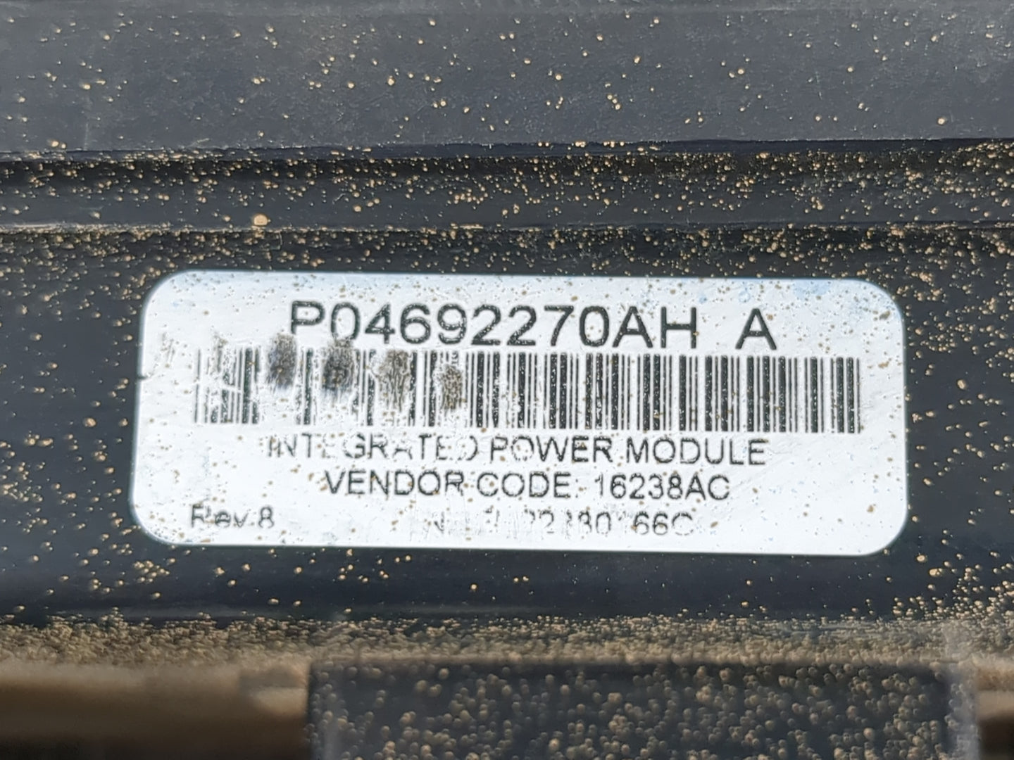 2009-2010 Dodge Challenger Fusebox Fuse Box Panel Relay Module P/N:P04692270AH Fits Fits 2009 2010 OEM Used Auto Parts - Oem