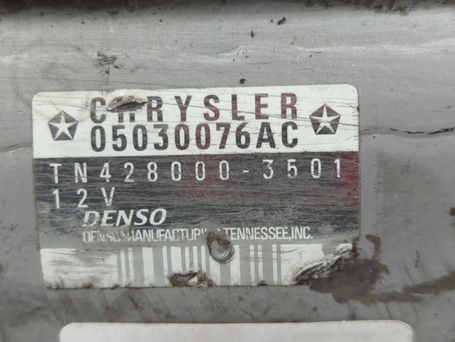 2008-2022 Dodge Challenger Car Starter Motor Solenoid OEM P/N:05030076AC Fits OEM Used Auto Parts - Oemusedautoparts1.com