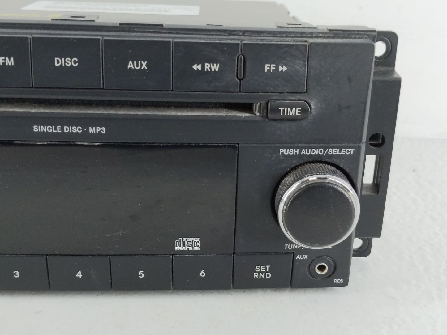 2008-2010 Dodge Charger Radio AM FM Cd Player Receiver Replacement P/N:P68021159AD Fits Fits 2008 2009 2010 OEM Used Auto Pa