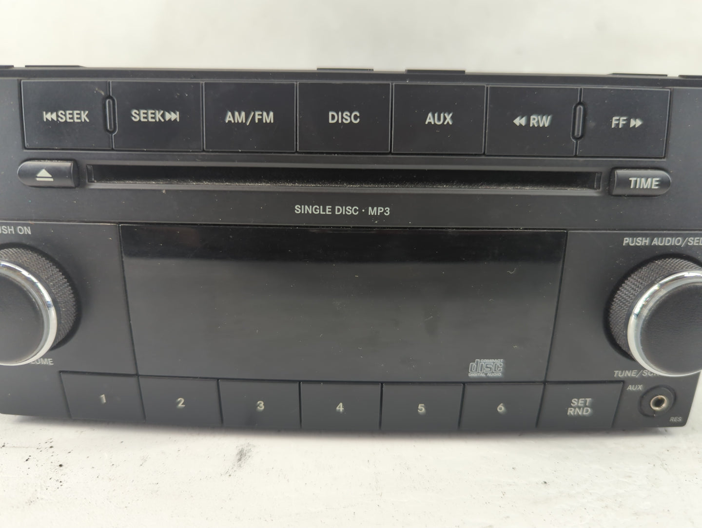 2008-2010 Dodge Charger Radio AM FM Cd Player Receiver Replacement P/N:P68021159AC Fits Fits 2008 2009 2010 OEM Used Auto Pa