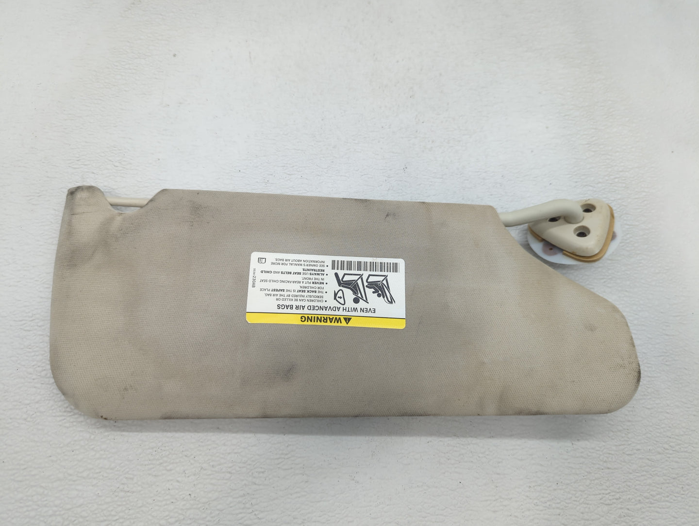 2008-2010 Dodge Charger Sun Visor Shade Replacement Driver Left Mirror Fits Fits 2008 2009 2010 OEM Used Auto Parts - Oemuse