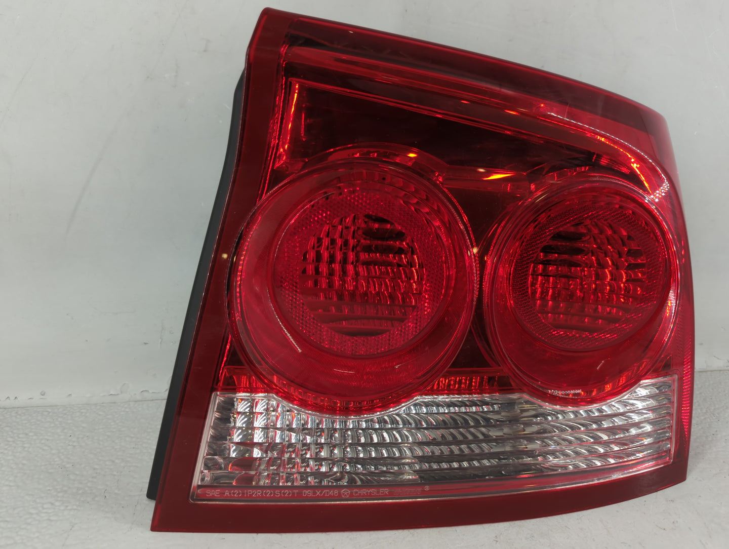 2009-2010 Dodge Charger Tail Light Assembly Passenger Right OEM P/N:04806448AC Fits Fits 2009 2010 OEM Used Auto Parts - Oem