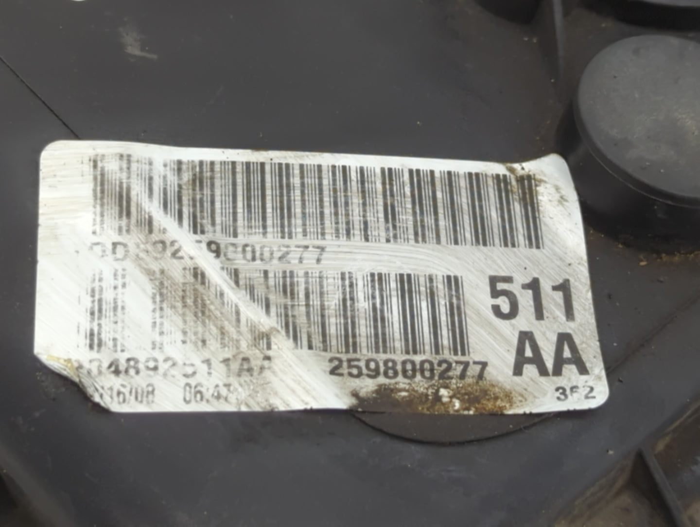 2009 Dodge Charger Driver Left Cylinder Head Valve Cover P/N:259800277 Fits OEM Used Auto Parts - Oemusedautoparts1.com