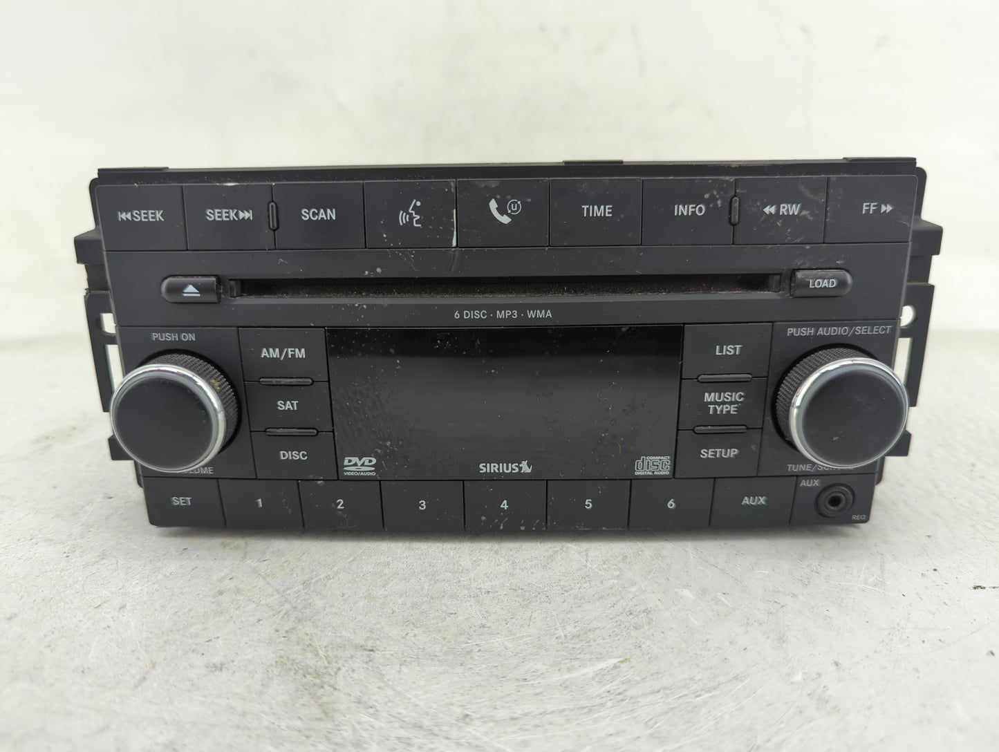 2009 Dodge Durango Radio AM FM Cd Player Receiver Replacement P/N:05064933AC Fits Fits 2008 2010 OEM Used Auto Parts - Oemus