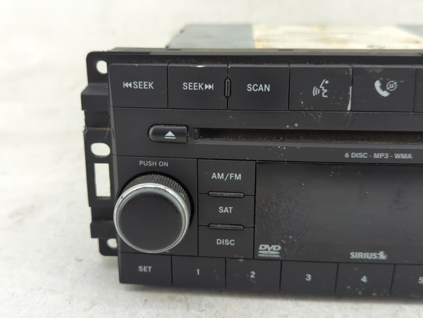 2009 Dodge Durango Radio AM FM Cd Player Receiver Replacement P/N:05064933AC Fits Fits 2008 2010 OEM Used Auto Parts - Oemus