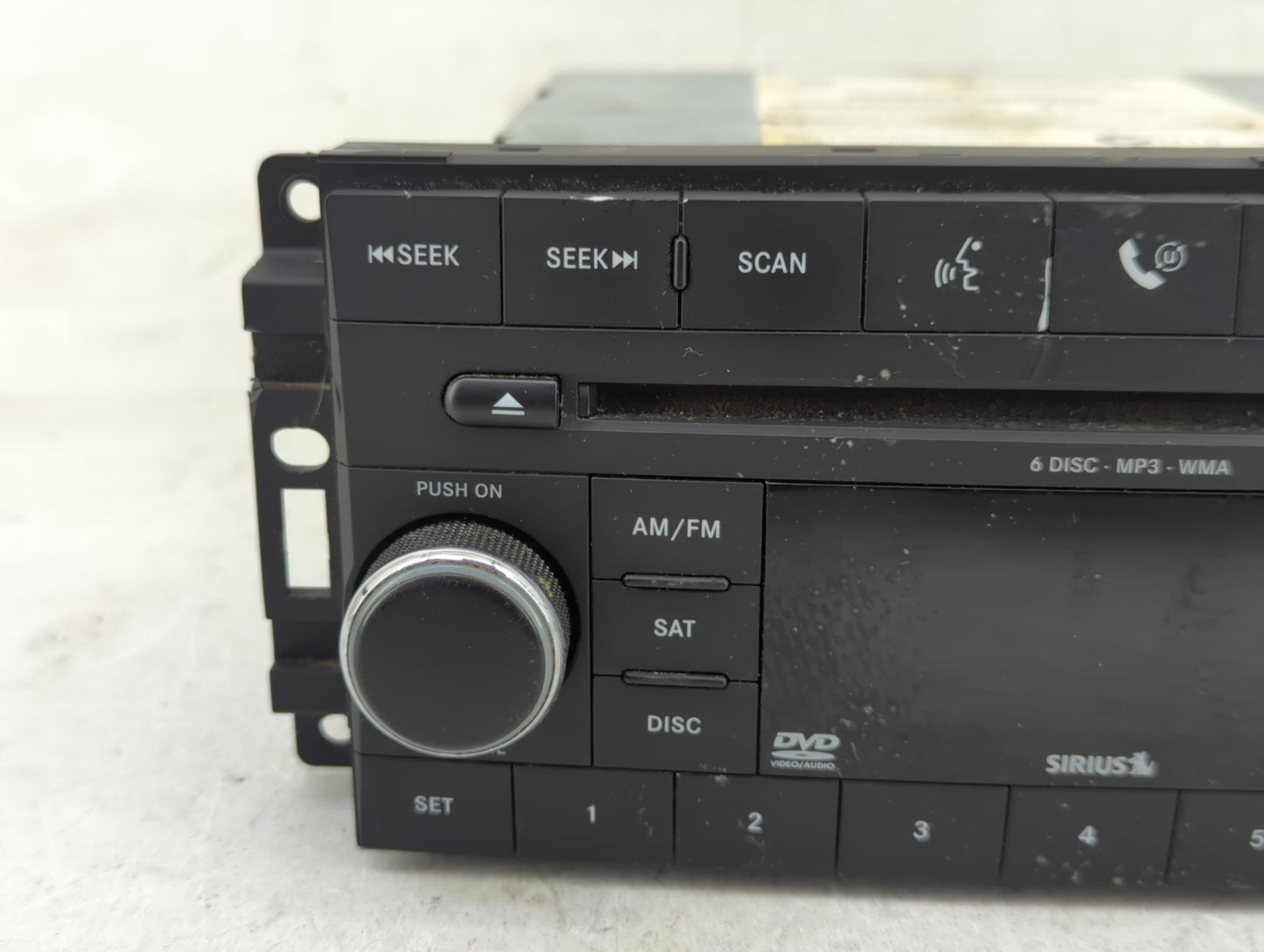 2009 Dodge Durango Radio AM FM Cd Player Receiver Replacement P/N:05064933AC Fits Fits 2008 2010 OEM Used Auto Parts - Oemus