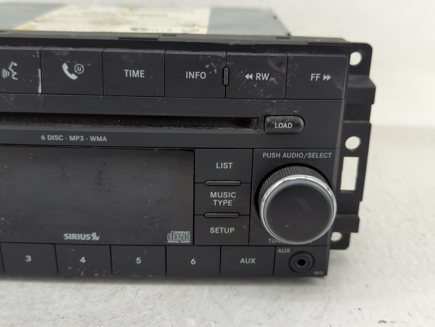 2009 Dodge Durango Radio AM FM Cd Player Receiver Replacement P/N:05064933AC Fits Fits 2008 2010 OEM Used Auto Parts - Oemus