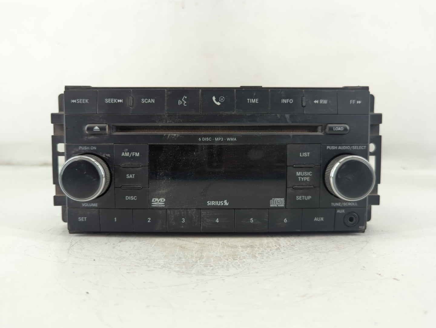 2009 Dodge Durango Radio AM FM Cd Player Receiver Replacement P/N:05064933AC Fits Fits 2008 2010 OEM Used Auto Parts - Oemus