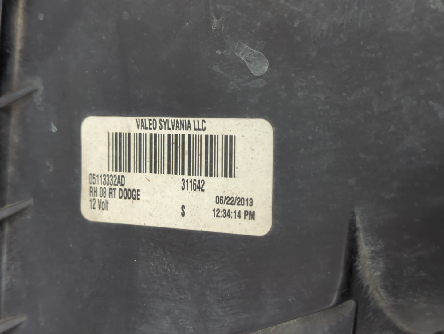 2008 Dodge Grand Caravan Passenger Right Oem Head Light Headlight Lamp - Oemusedautoparts1.com