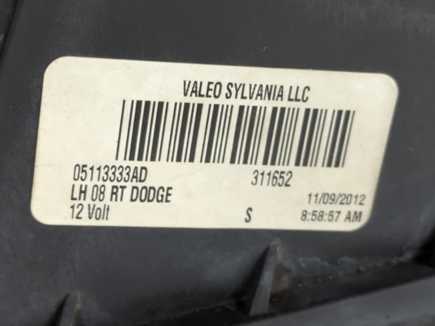 2008-2010 Dodge Grand Caravan Driver Left Oem Head Light Headlight Lamp - Oemusedautoparts1.com