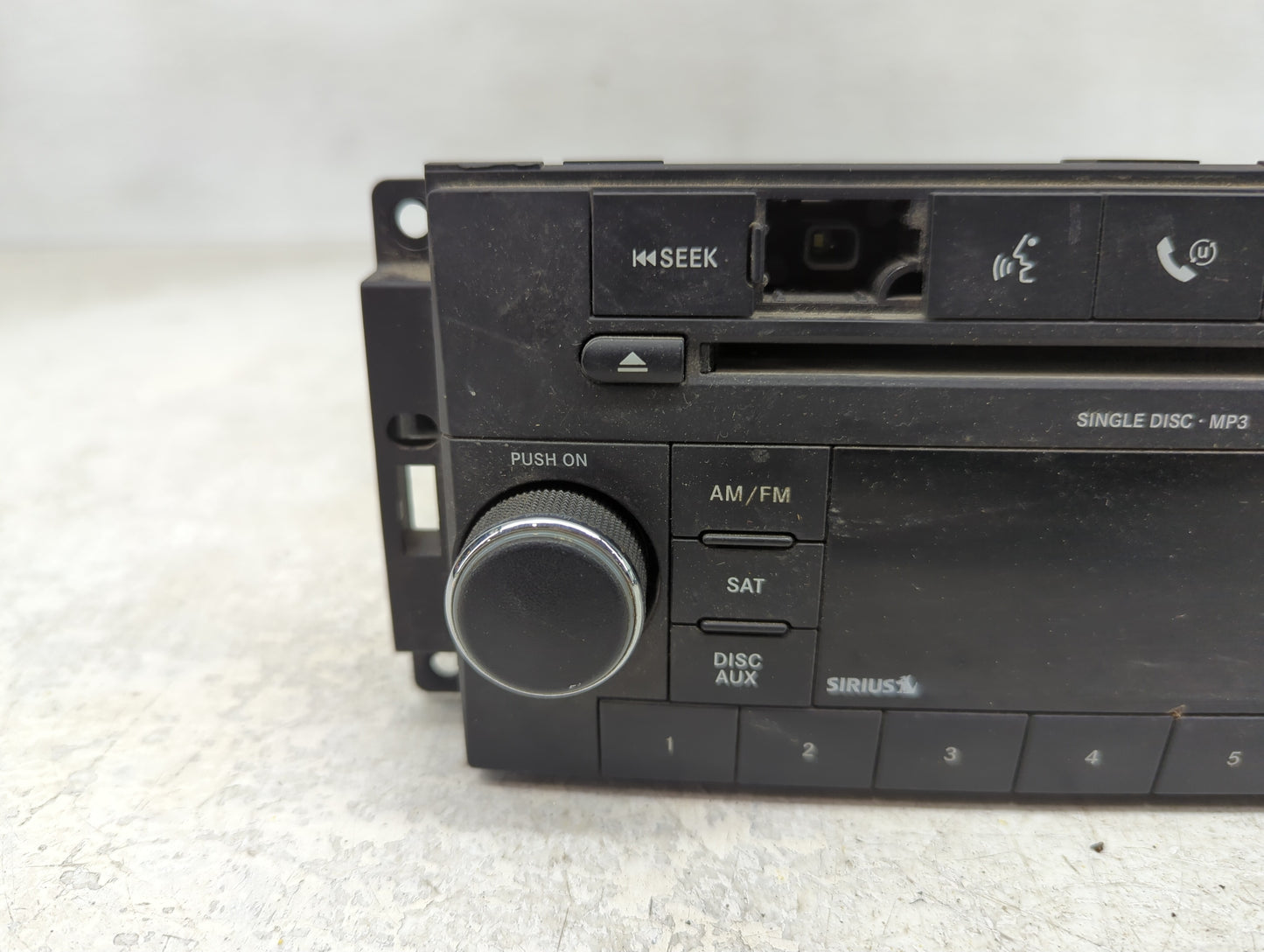 2008-2009 Dodge Grand Caravan Radio AM FM Cd Player Receiver Replacement P/N:P68021163AD Fits Fits 2008 2009 2010 OEM Used A