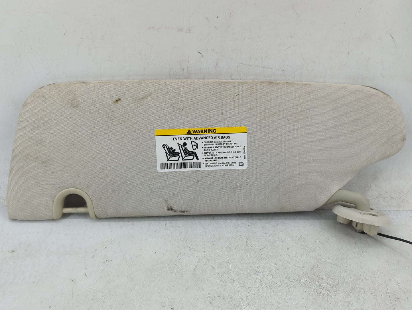 2008-2010 Dodge Grand Caravan Sun Visor Shade Replacement Passenger Right Mirror Fits Fits 2008 2009 2010 OEM Used Auto Part