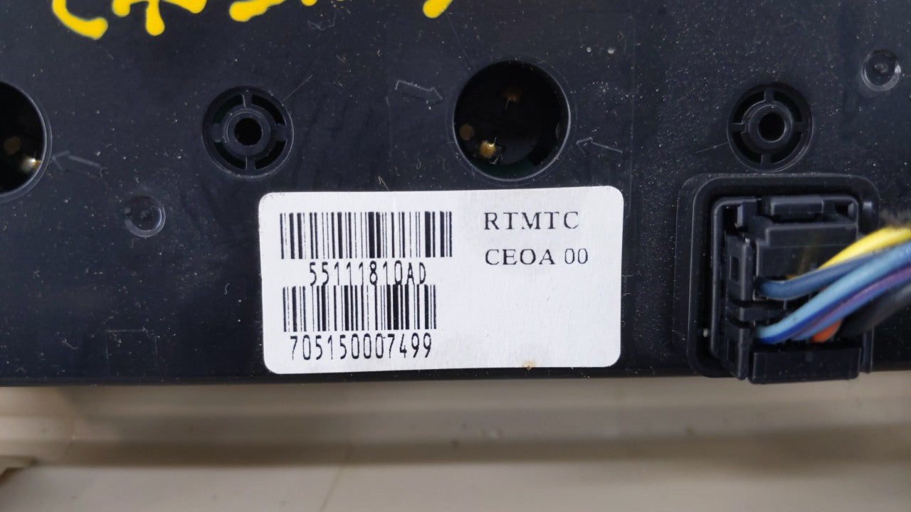 2008-2010 Dodge Grand Caravan Climate Control Module Temperature AC/Heater Replacement P/N:55111312A0 1RK591X9AD Fits OEM Us