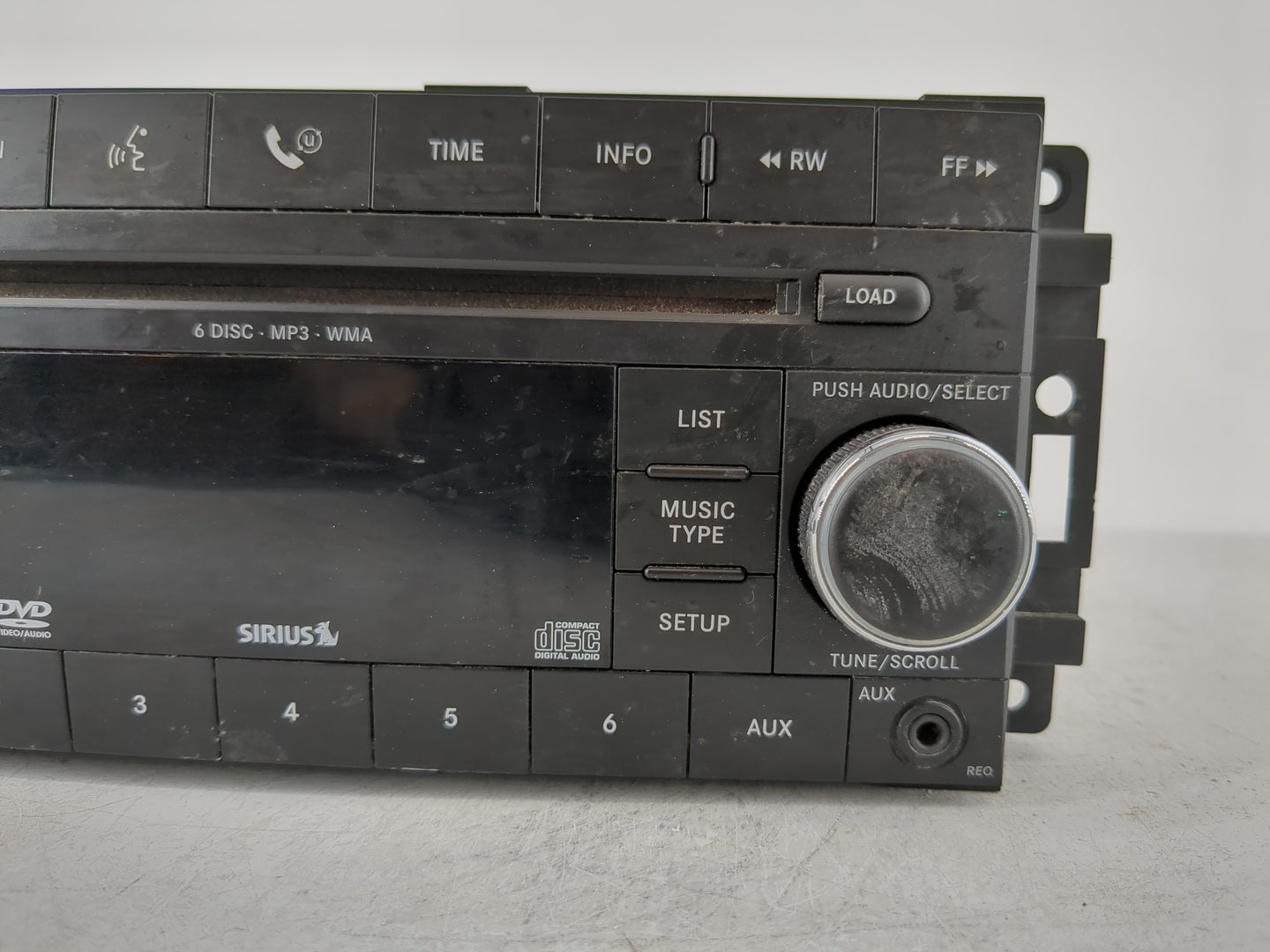 2009 Dodge Journey Radio AM FM Cd Player Receiver Replacement P/N:05064920AG Fits OEM Used Auto Parts - Oemusedautoparts1.co