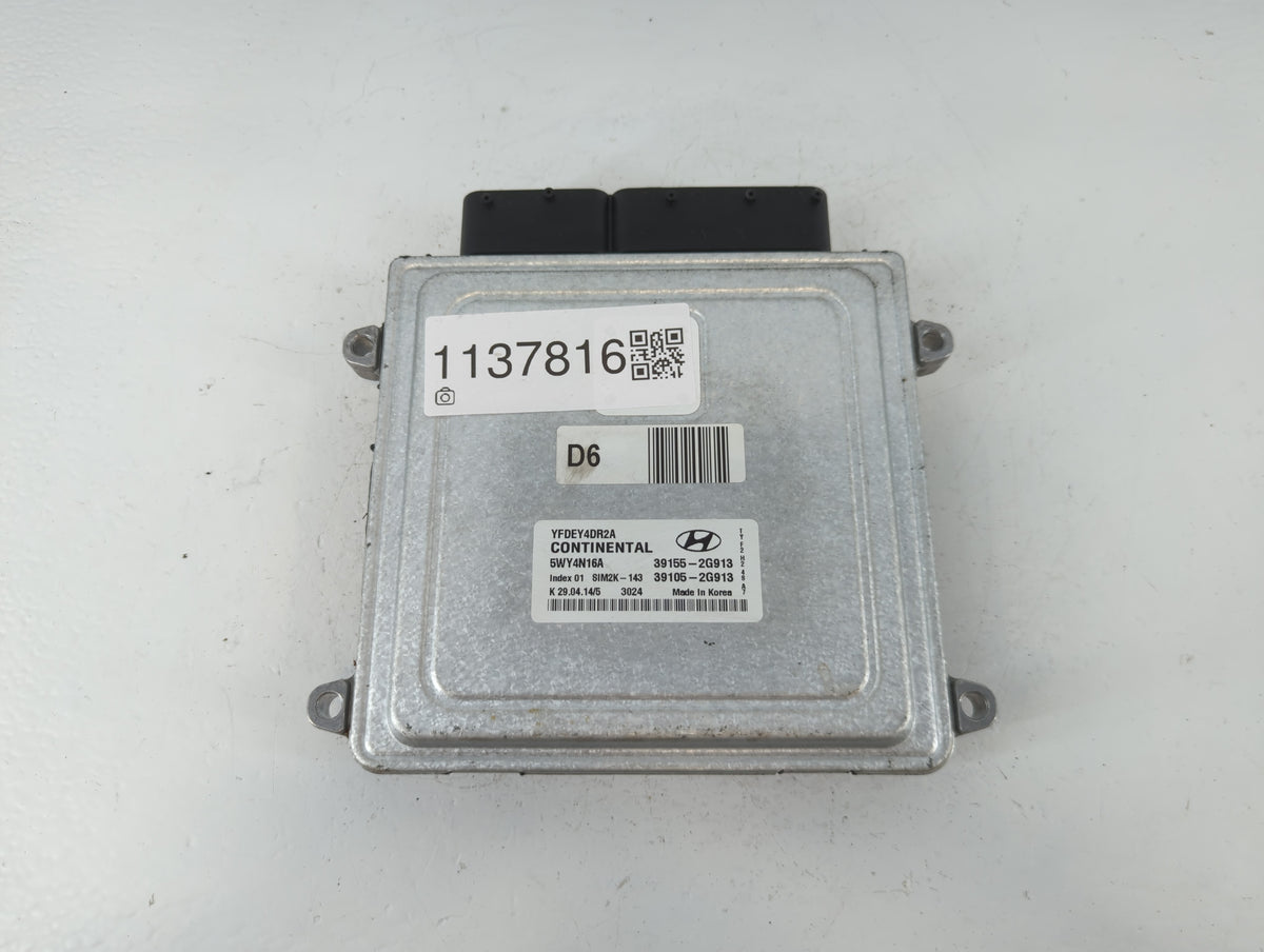 2009-2010 Dodge Journey PCM Engine Control Computer ECU ECM PCU OEM P/N:39105-2G913 39155-2G913 Fits Fits 2007 2008 2009 201