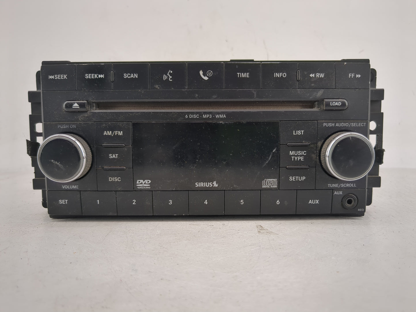 2009 Dodge Journey Radio AM FM Cd Player Receiver Replacement P/N:05064920AG Fits Fits 2010 2011 2012 2013 2014 OEM Used Aut