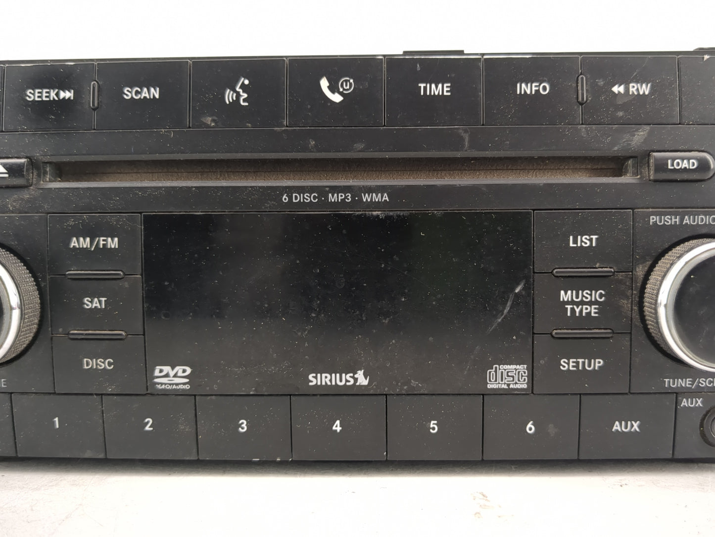 2009 Dodge Journey Radio AM FM Cd Player Receiver Replacement P/N:05064920AG Fits Fits 2010 2011 2012 2013 2014 OEM Used Aut